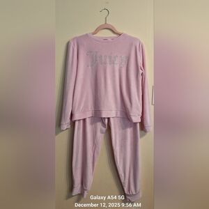 Juicy Couture Light Pink Womens Sweatsuit/joggers